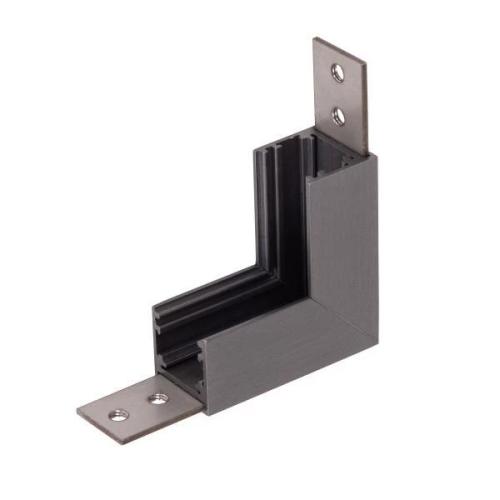 Lucide_LINIAL_Opbouwrail_Hoek_Verticaal_1_fase_Railsysteem_Mat_Zwart_Chroom