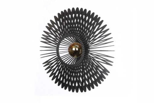 Milano_Wandlamp_70cm_Zwart