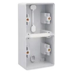 Opbouwdoos_2_V_2x_Soepele_Ingangen_Grijs