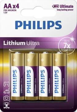 Philips_Batterij_Lithium_Ultra_Aa_Penlite_1_5V_Fr6_Bls4