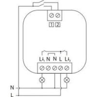 Plejd_Bluethooth_Schakelaar_Rel_02_Relais_2_Kan__Led_2_Polig_16Amp_Mes_1