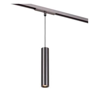 Lucide_LINIAL_LUXUS_Hanglamp_1_fase_Railsysteem_1xLED_Mat_Zwart_Chroom