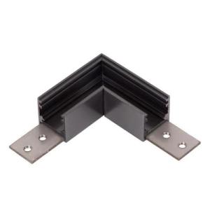 Lucide_LINIAL_Opbouwrail_Hoek_Horizontaal_1_fase_Railsysteem_Mat_Zwart_Chroom